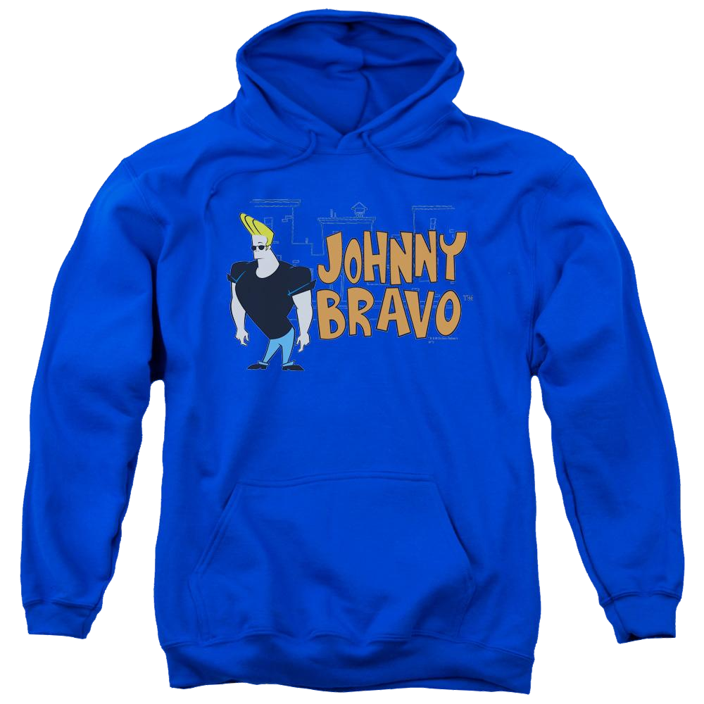 Johnny Bravo Johnny Logo Pullover Hoodie