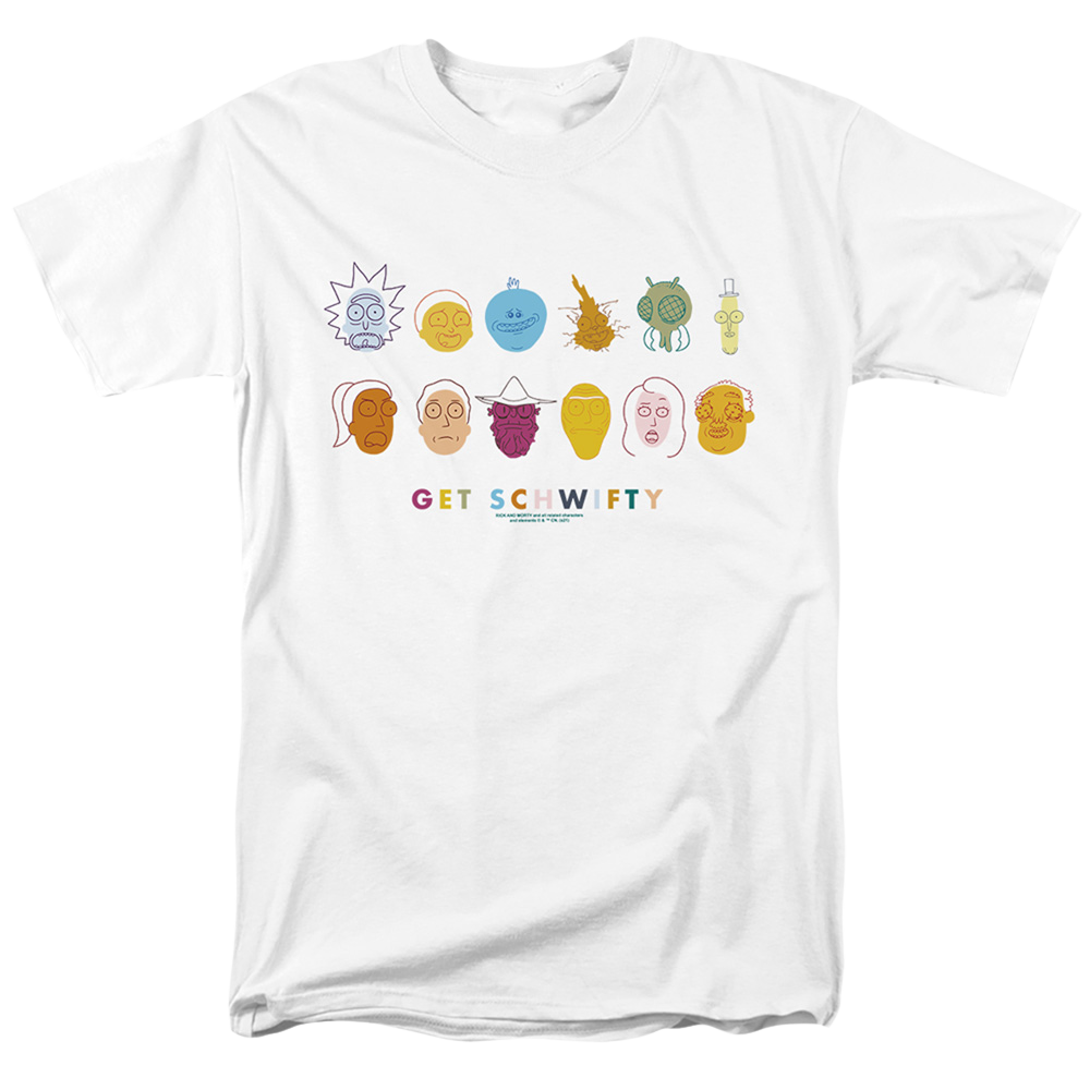 Rick and Morty Get Schwifty - Men's Regular Fit T-Shirt