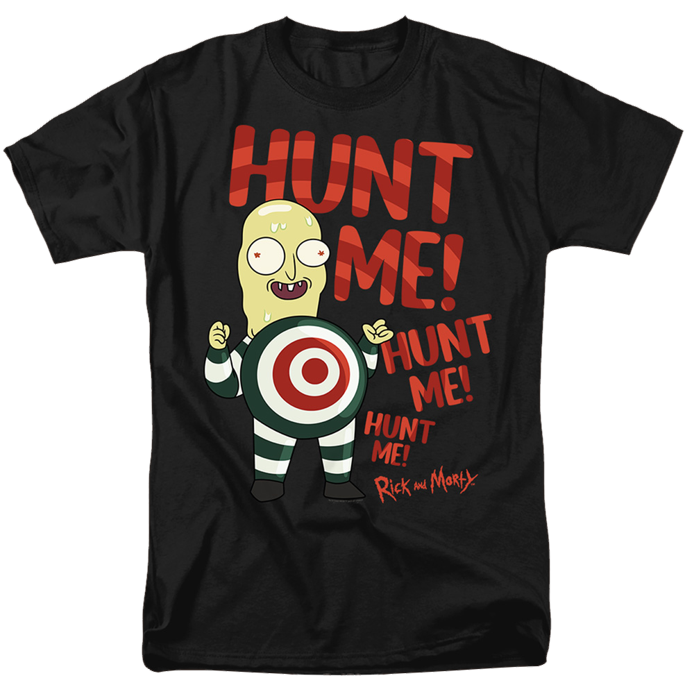 Rick and Morty Hunt Me - Men's Regular Fit T-Shirt