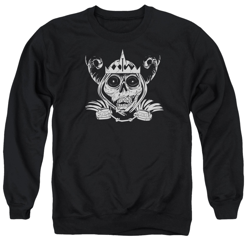 Adventure Time Skull Face - Men's Crewneck Sweatshirt