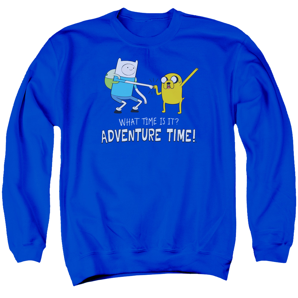 Adventure Time Fist Bump - Men's Crewneck Sweatshirt