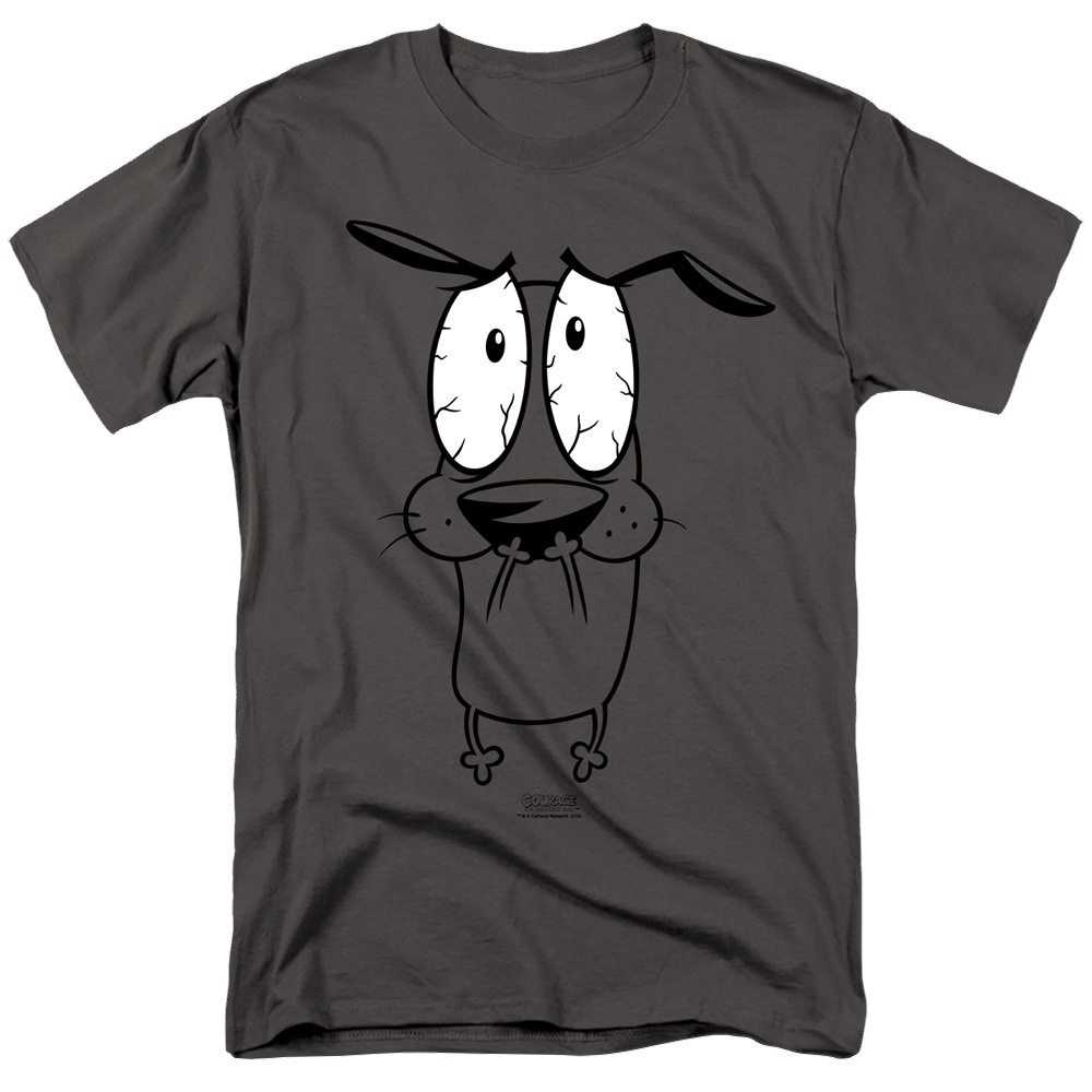 Courage The Cowardly Dog Scared - Men's Regular Fit T-Shirt