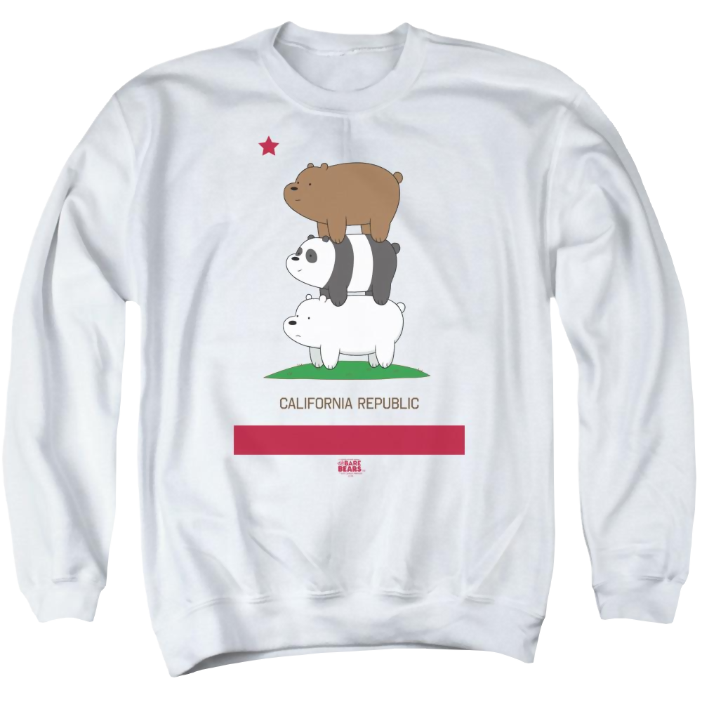 We Bare Bears Cali Stack Men's Crewneck Sweatshirt