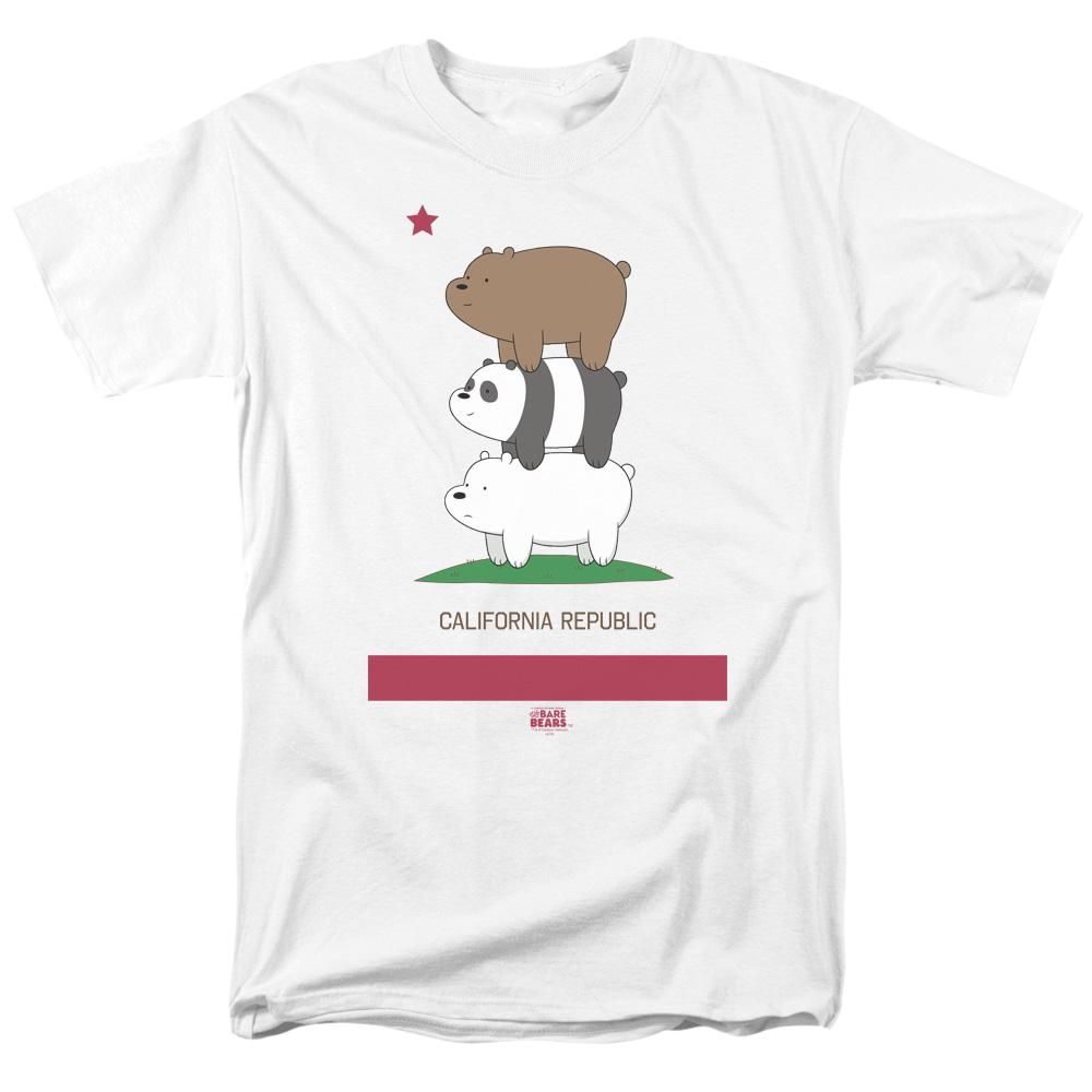 We Bare Bears Cali Stack Men's Regular Fit T-Shirt