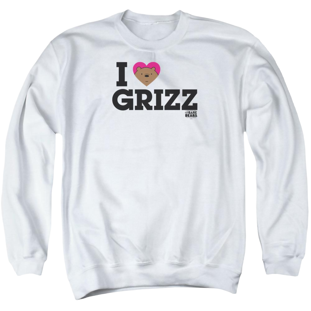 We Bare Bears Heart Grizz Men's Crewneck Sweatshirt