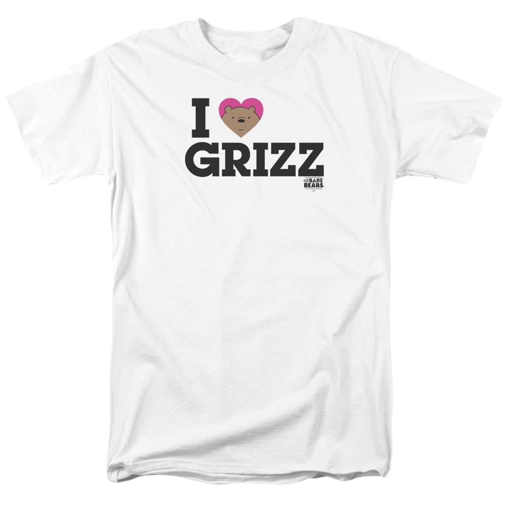 We Bare Bears Heart Grizz Men's Regular Fit T-Shirt