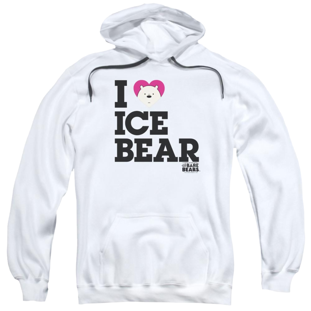 We Bare Bears Heart Ice Bear Pullover Hoodie