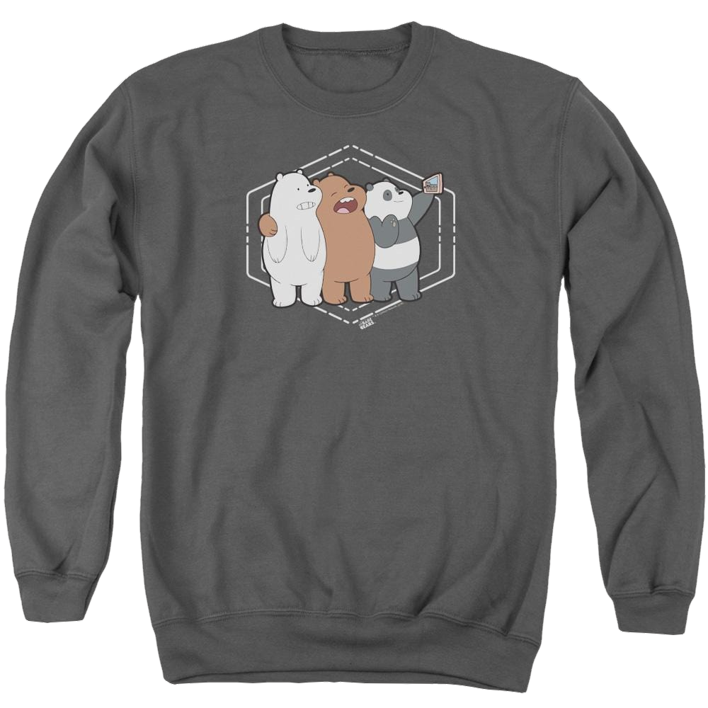 We Bare Bears Selfie Men's Crewneck Sweatshirt