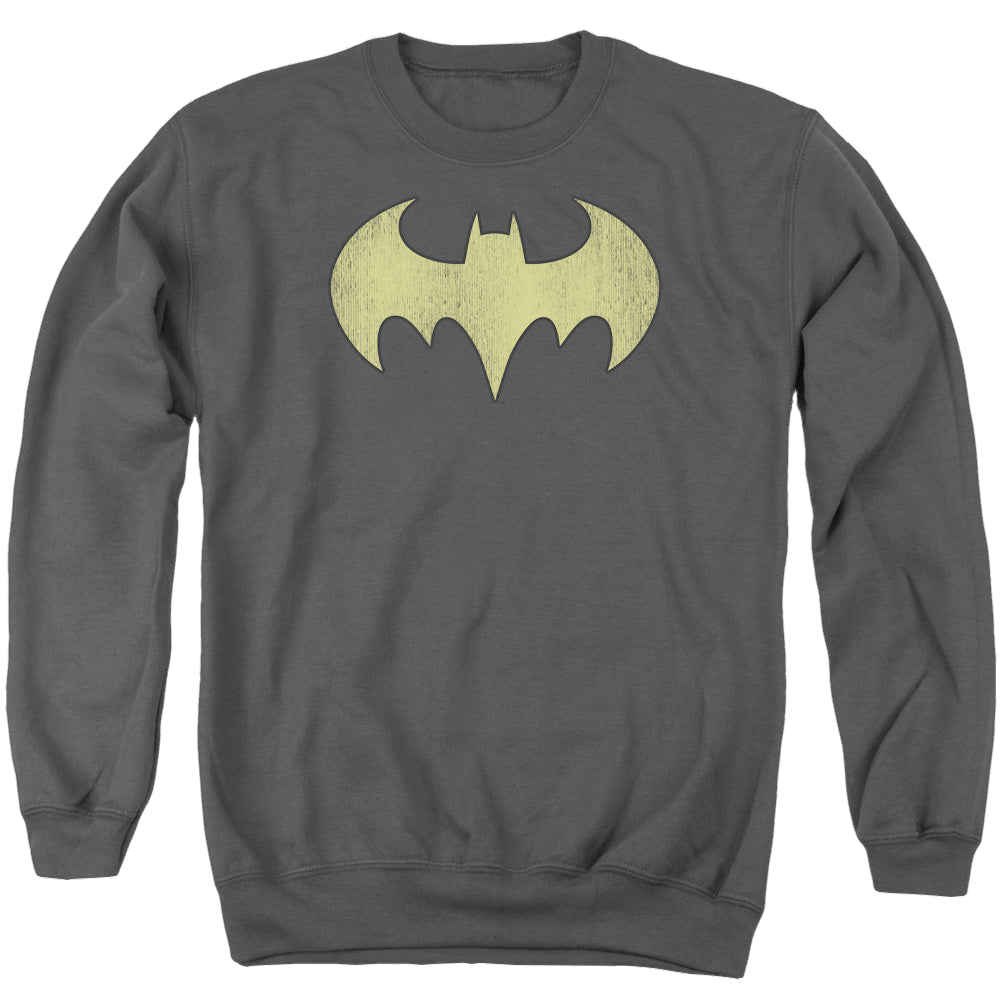 Batgirl Batgirl Logo Distressed - Men's Crewneck Sweatshirt