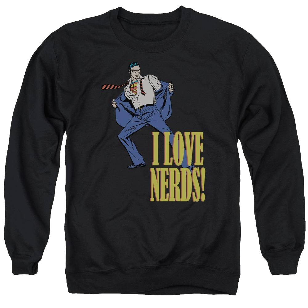 DC Comics I Love Nerds - Men's Crewneck Sweatshirt