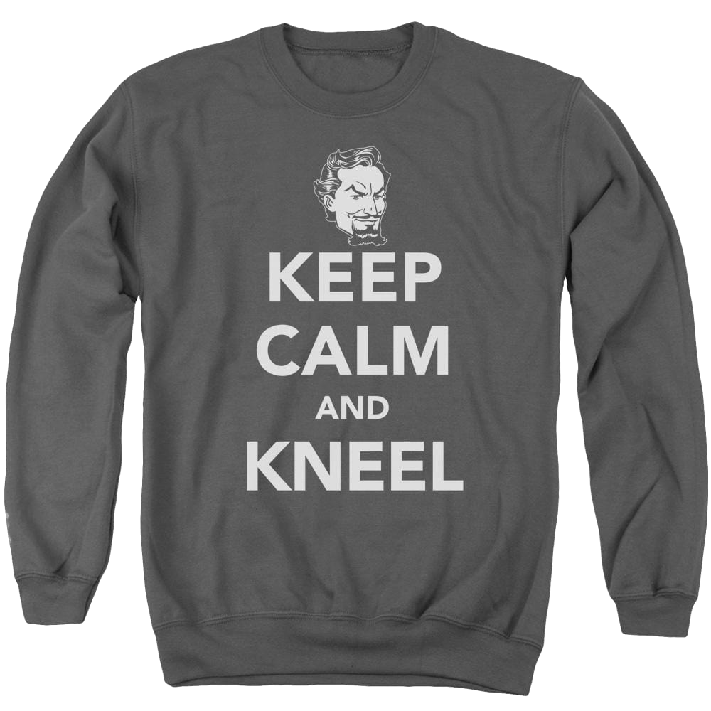 DC Comics Keep Calm And Kneel - Men's Crewneck Sweatshirt