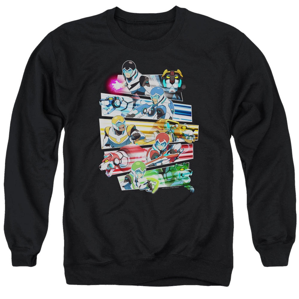 Voltron Legendary Defender Paladins Strike - Men's Crewneck Sweatshirt