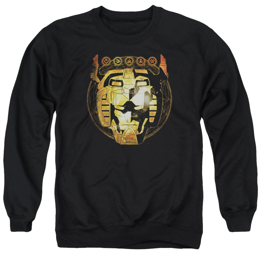 Voltron Legendary Defender Head Space - Men's Crewneck Sweatshirt