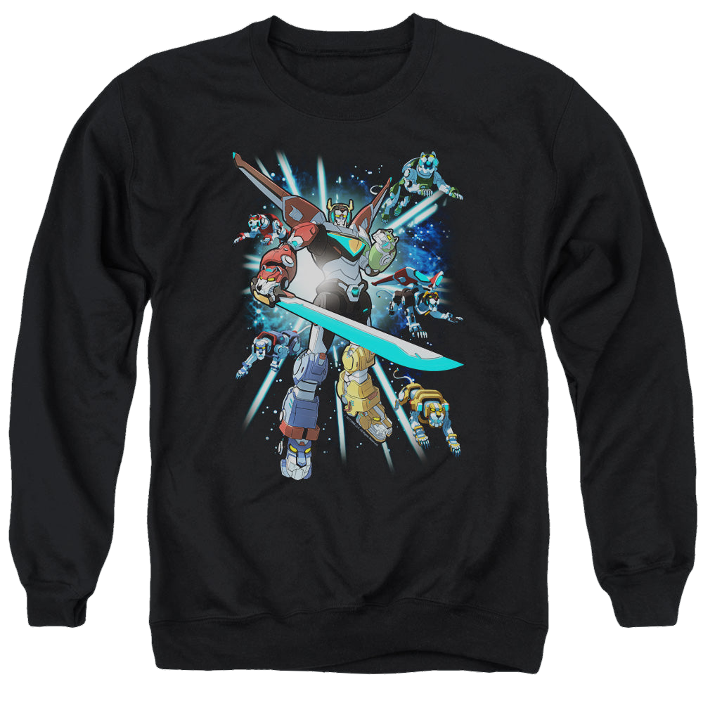 Voltron Legendary Defender Lions Share - Men's Crewneck Sweatshirt