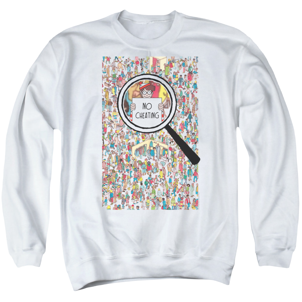 Where's Waldo No Cheating - Men's Crewneck Sweatshirt