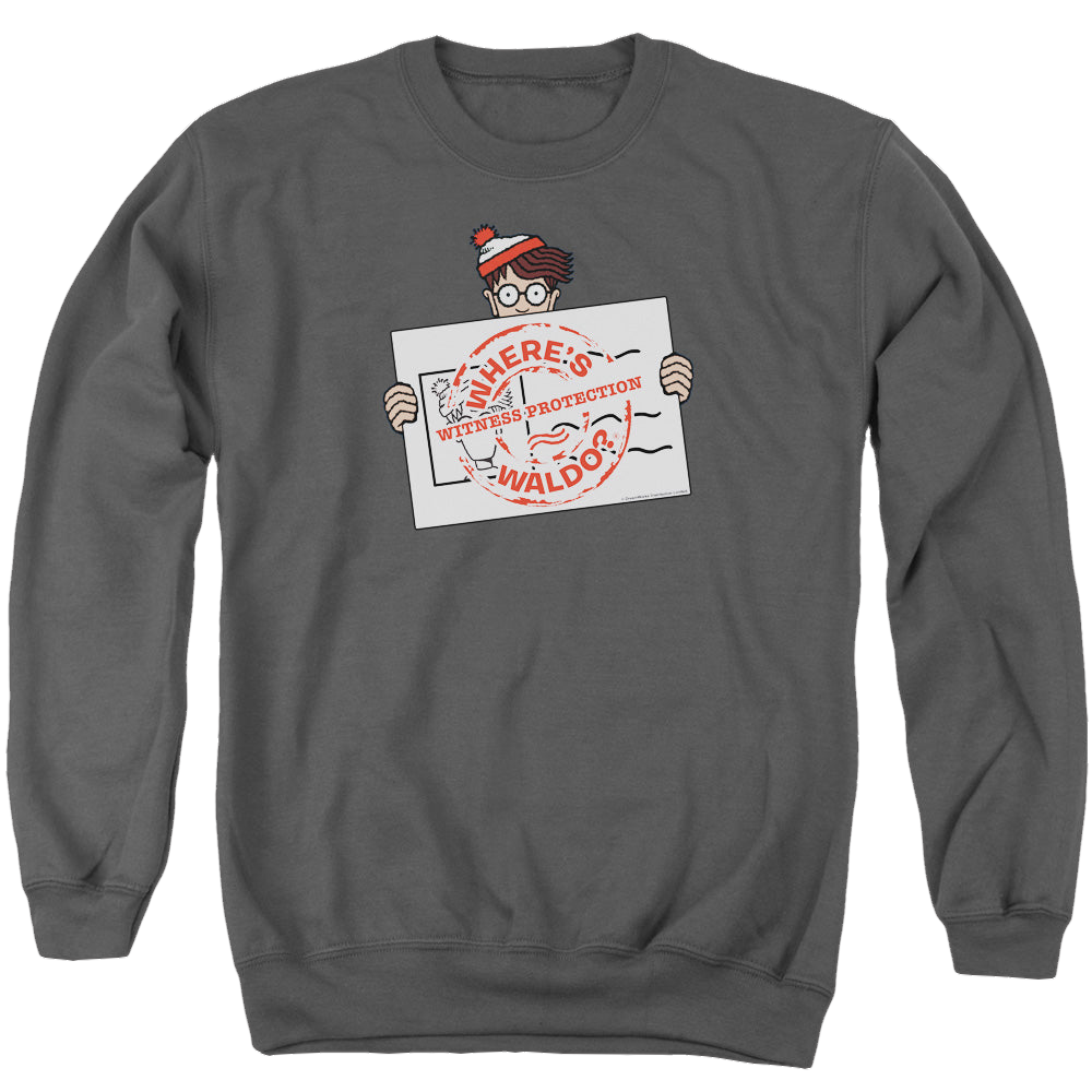 Where's Waldo Witness Protection - Men's Crewneck Sweatshirt