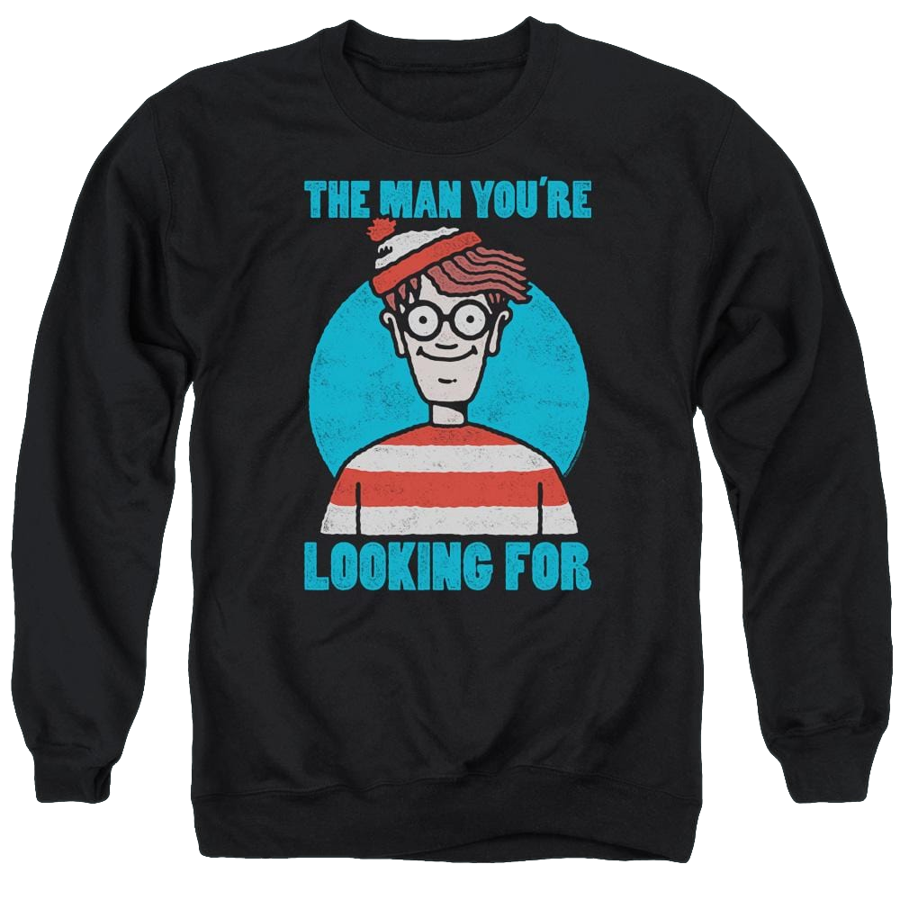 Where's Waldo Looking For Me Men's Crewneck Sweatshirt