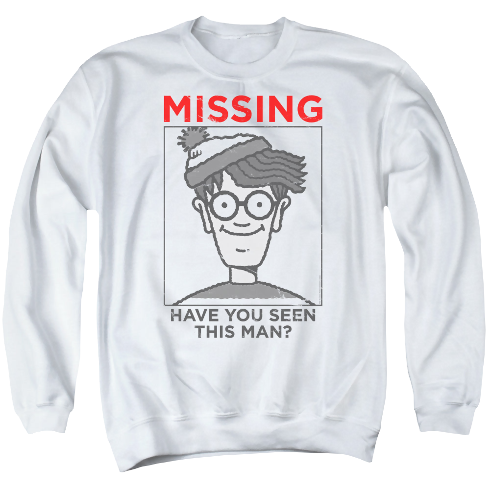 Where's Waldo Missing - Men's Crewneck Sweatshirt