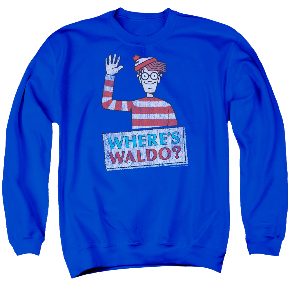 Where's Waldo Waldo Wave - Men's Crewneck Sweatshirt