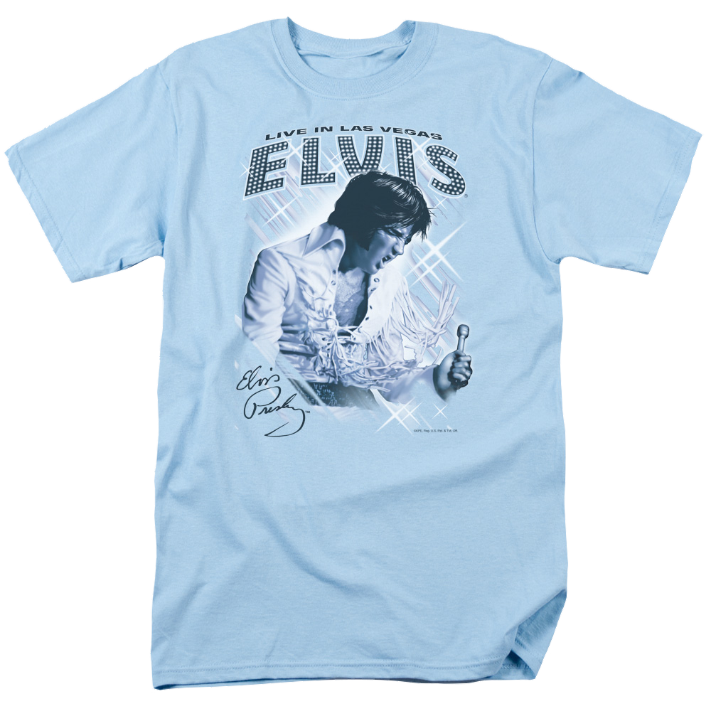 Elvis Presley Blue Vegas - Men's Regular Fit T-Shirt