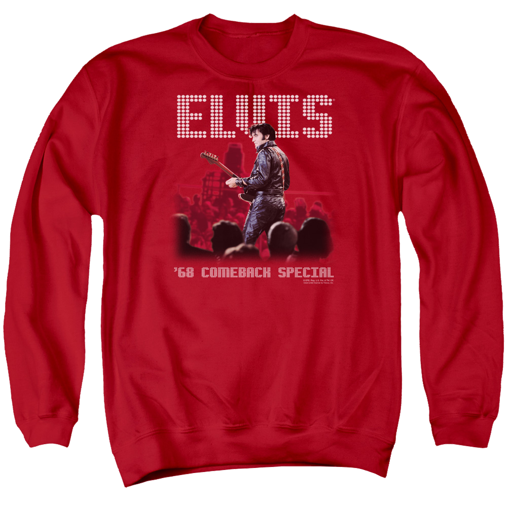 Elvis Presley Return Of The King - Men's Crewneck Sweatshirt