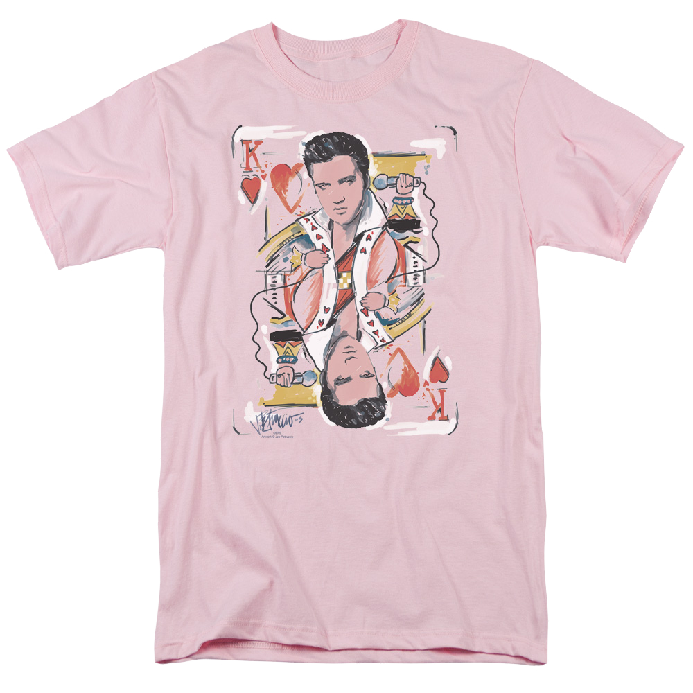 Elvis Presley King Of Hearts - Men's Regular Fit T-Shirt