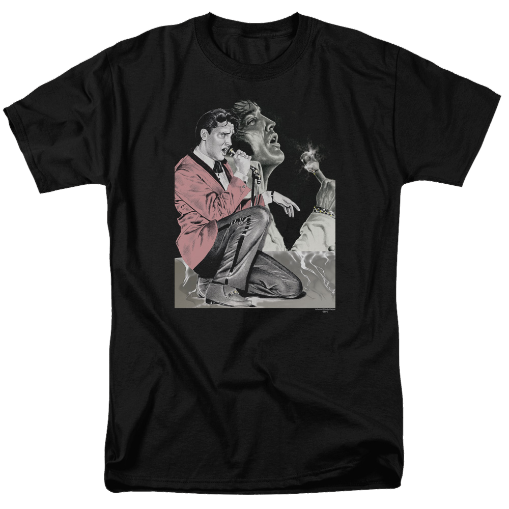 Elvis Presley Rock N Roll Smoke - Men's Regular Fit T-Shirt