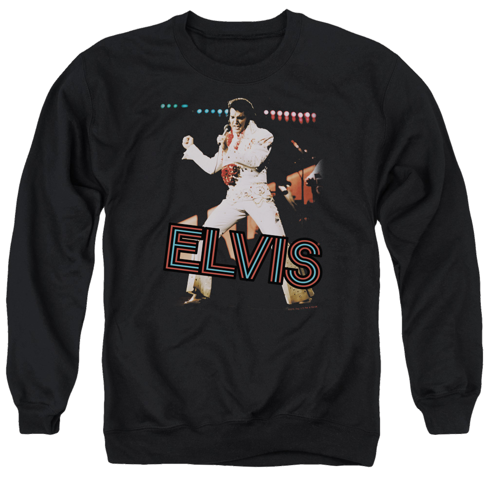 Elvis Presley Hit The Lights - Men's Crewneck Sweatshirt