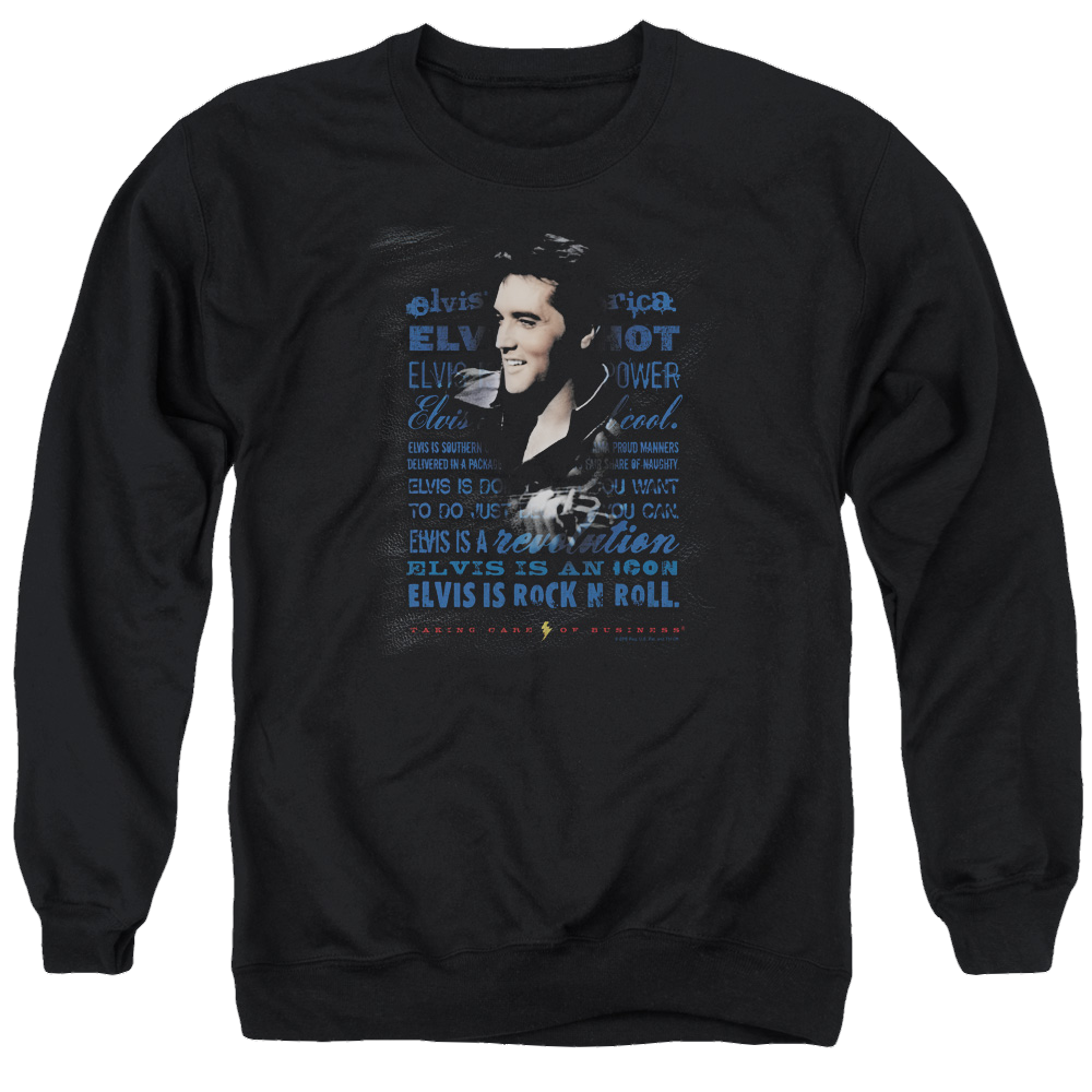 Elvis Presley Icon - Men's Crewneck Sweatshirt