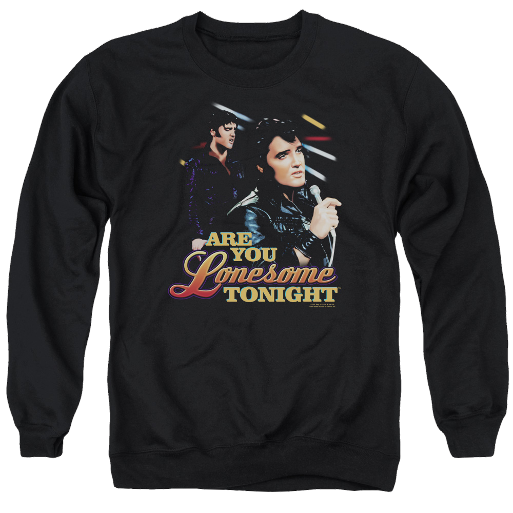 Elvis Presley Are You Lonesome - Men's Crewneck Sweatshirt