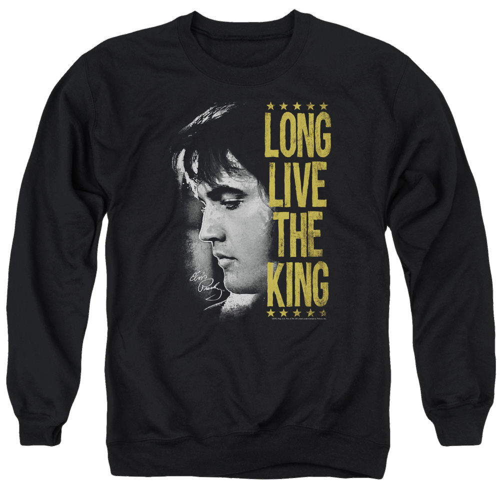 Elvis Presley Long Live The King - Men's Crewneck Sweatshirt