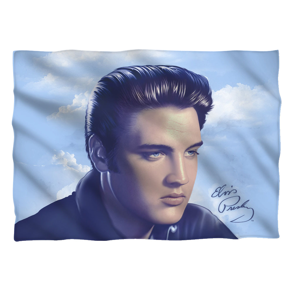 Elvis Presley Big Portrait Throw Pillow