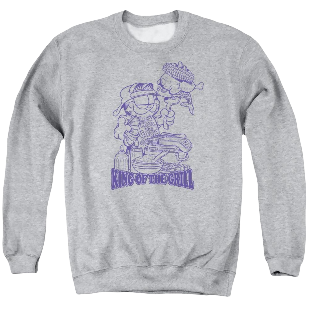 Garfield King Of The Grill - Men's Crewneck Sweatshirt