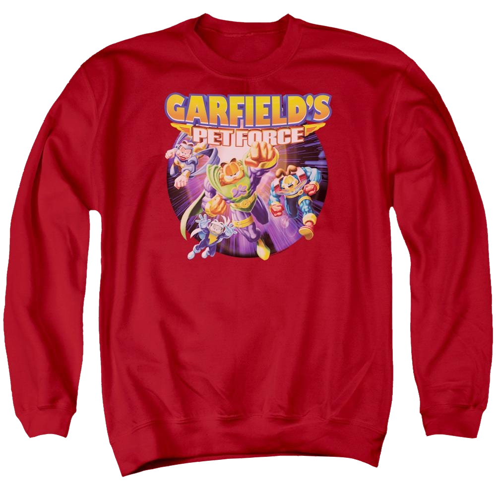 Garfield Pet Force Four - Men's Crewneck Sweatshirt