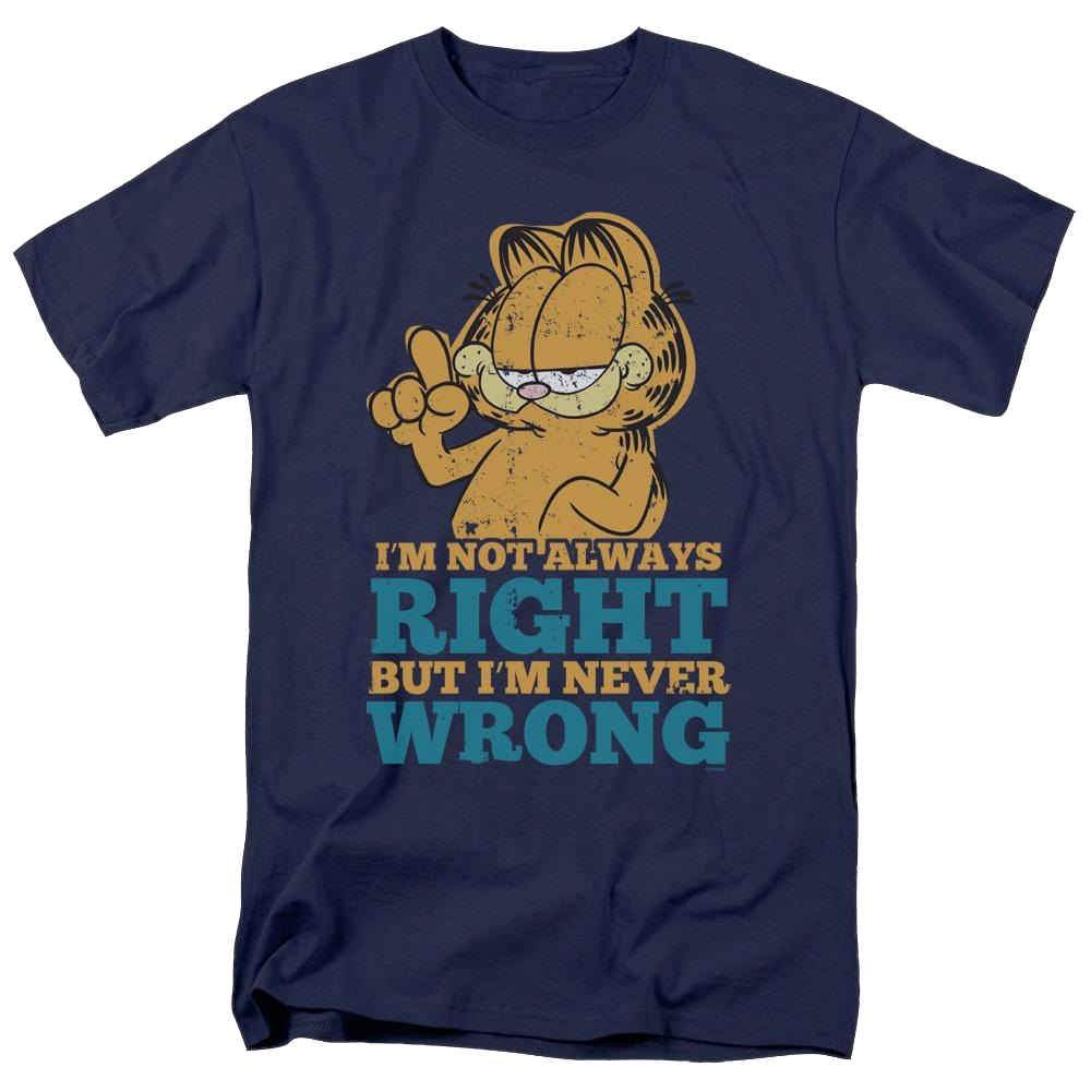 Garfield Never Wrong - Men's Regular Fit T-Shirt