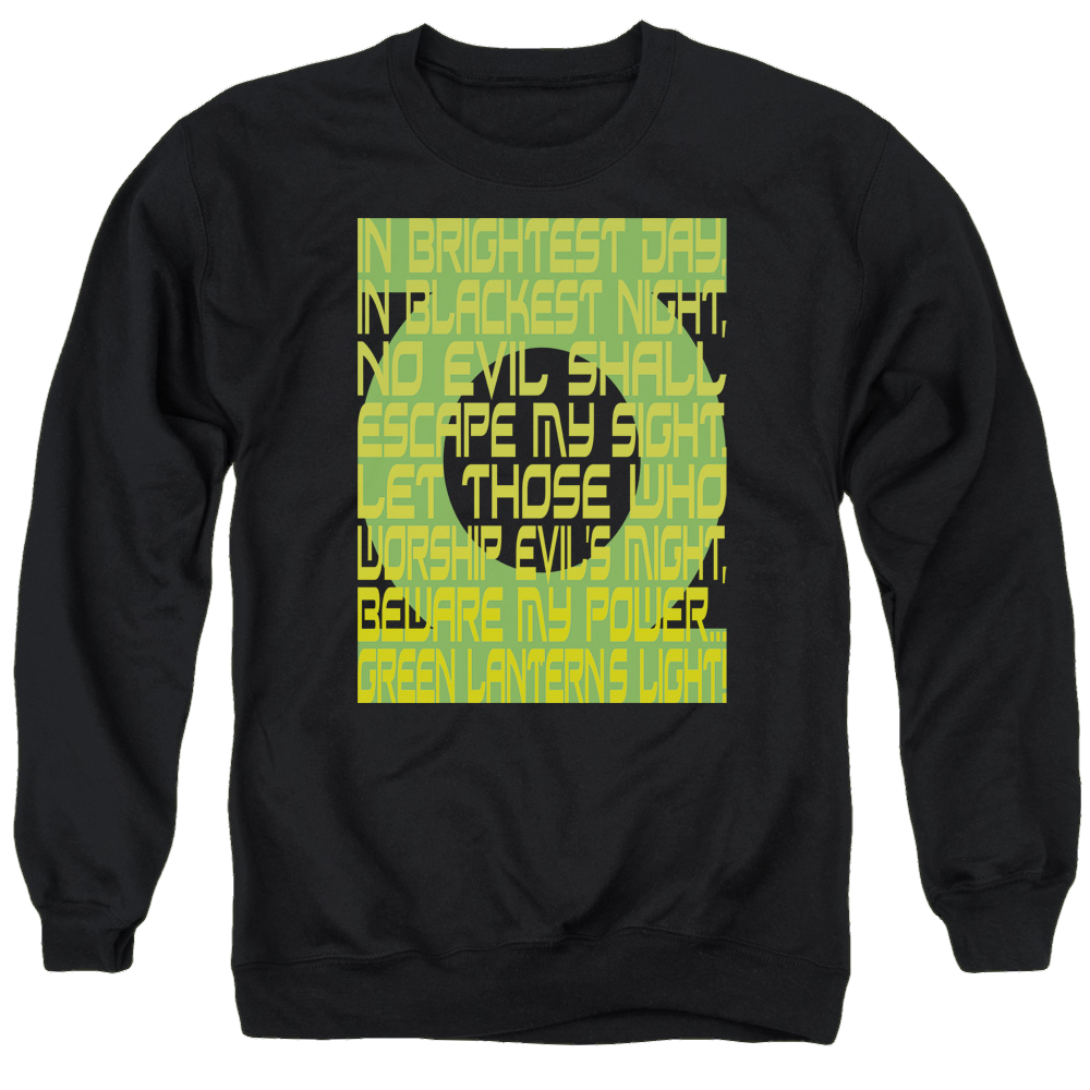 Green Lantern Green Lantern Oath - Men's Crewneck Sweatshirt