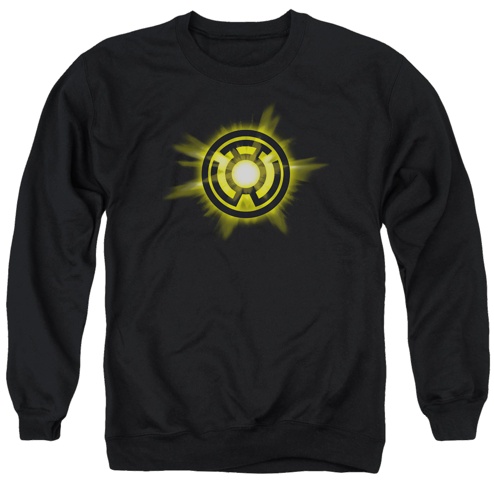 Green Lantern Yellow Glow - Men's Crewneck Sweatshirt