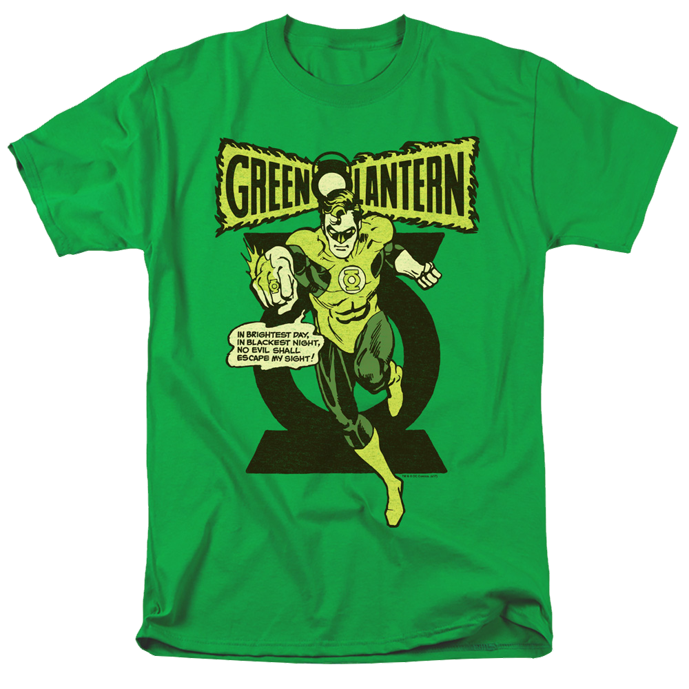 Green Lantern Retro Oath - Men's Regular Fit T-Shirt