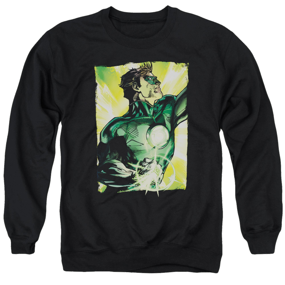 Green Lantern Up Up - Men's Crewneck Sweatshirt