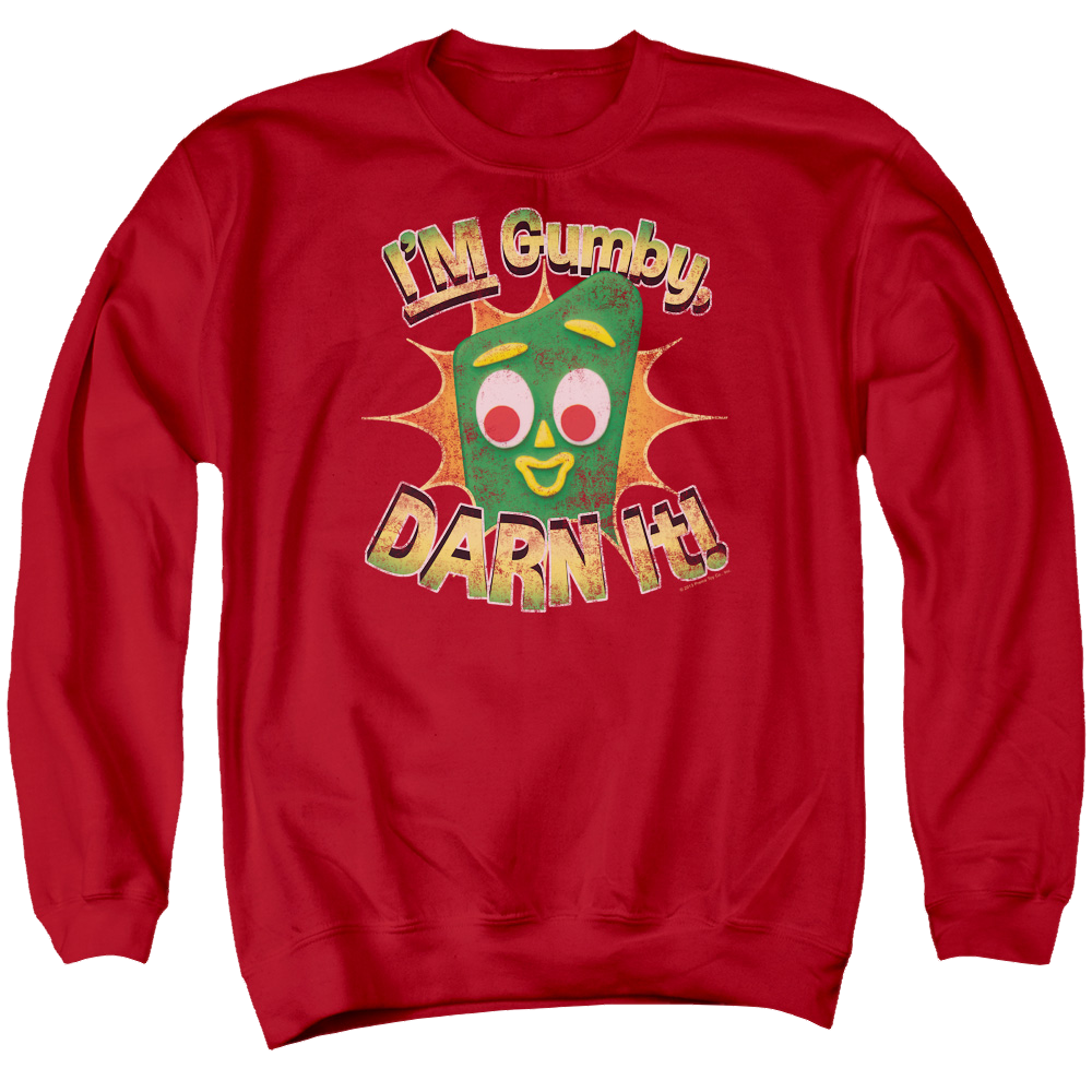 Gumby Darn It Men's Crewneck Sweatshirt