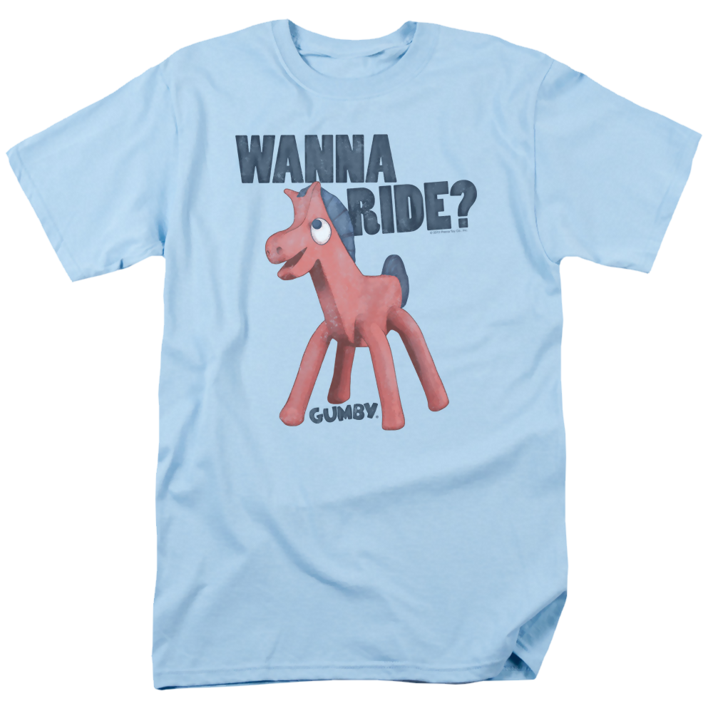 Gumby Wanna Ride - Men's Regular Fit T-Shirt