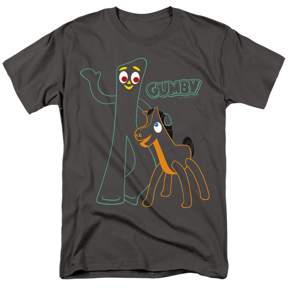 Gumby Outlines Men's Regular Fit T-Shirt