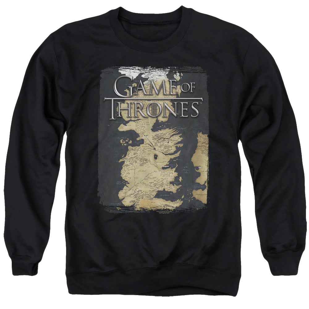 Game of Thrones Series Map - Men's Crewneck Sweatshirt