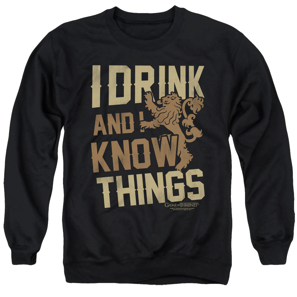 Game of Thrones Know Things - Men's Crewneck Sweatshirt