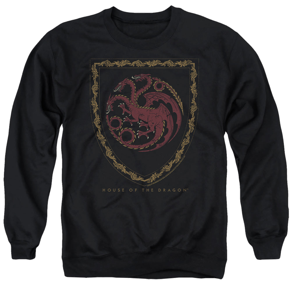 House of the Dragon Dragon Shield Vintage Dark - Men's Crewneck Sweatshirt