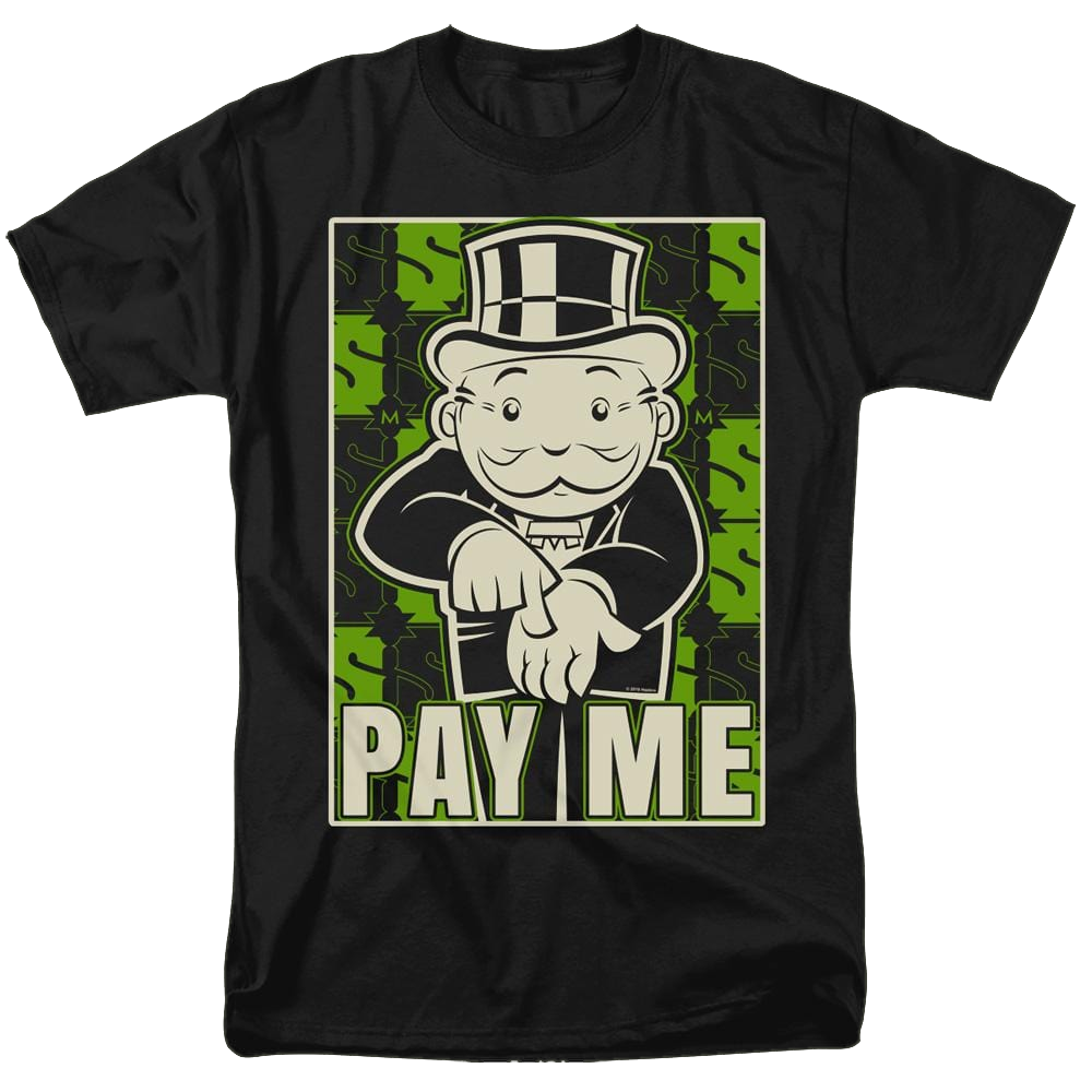 Monopoly Pay Me - Men's Regular Fit T-Shirt