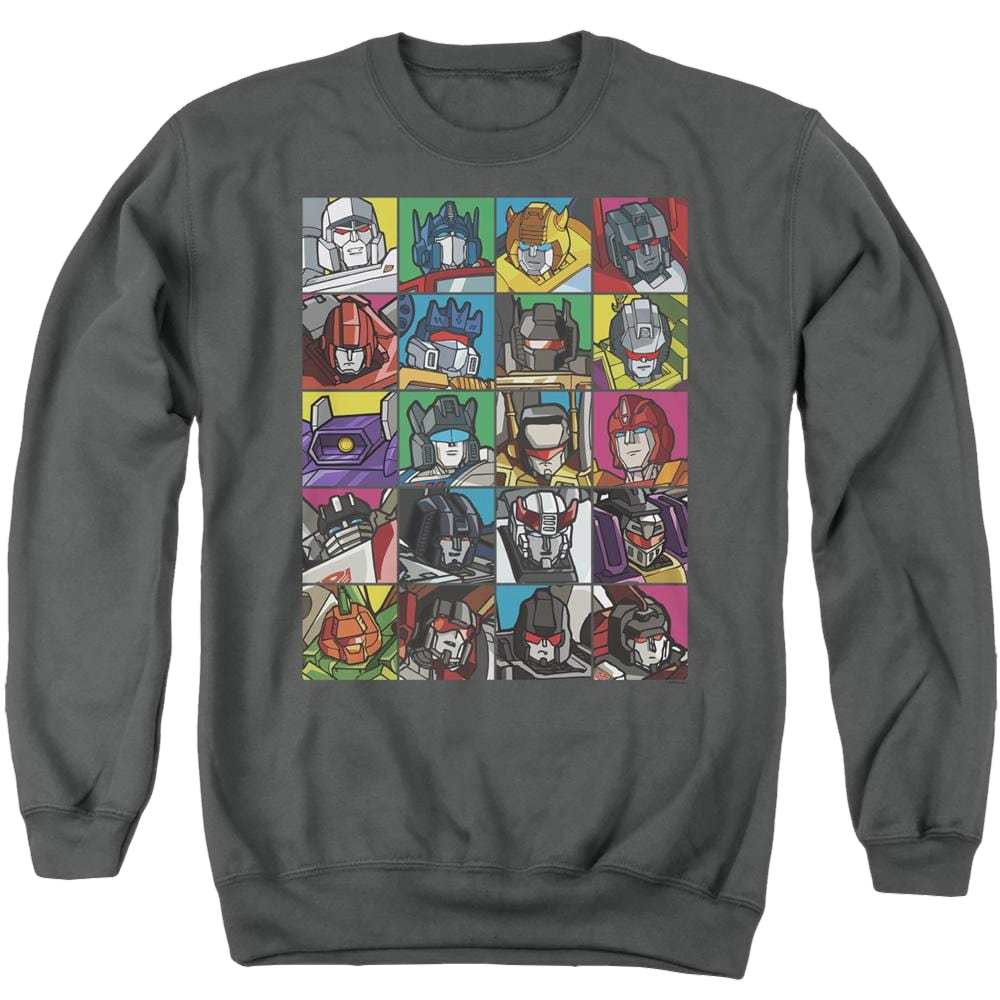 Transformers Transformer Squares - Men's Crewneck Sweatshirt