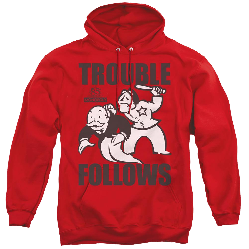 Monopoly Trouble Follows - Pullover Hoodie