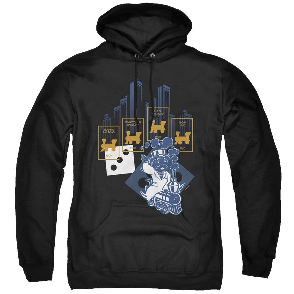 Monopoly The True Railroad Tycoon No Logo - Pullover Hoodie