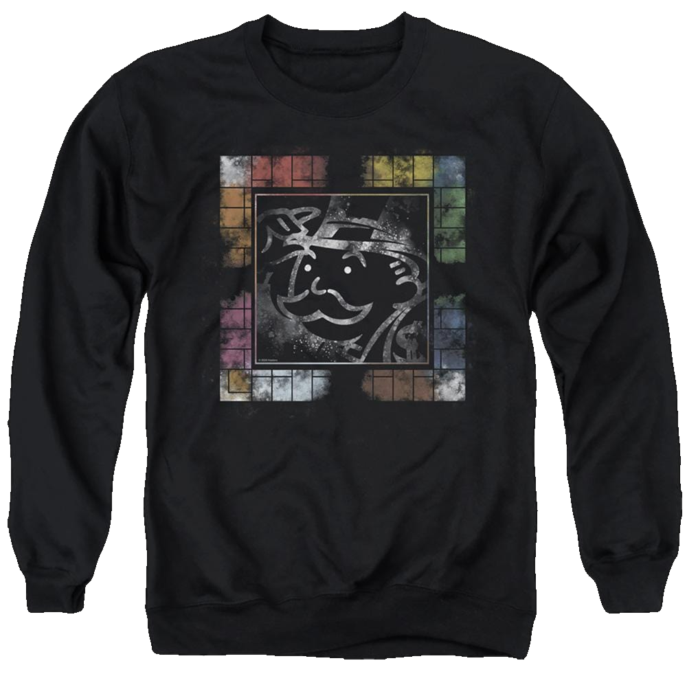 Monopoly Dusty Game Board No Logo - Men's Crewneck Sweatshirt